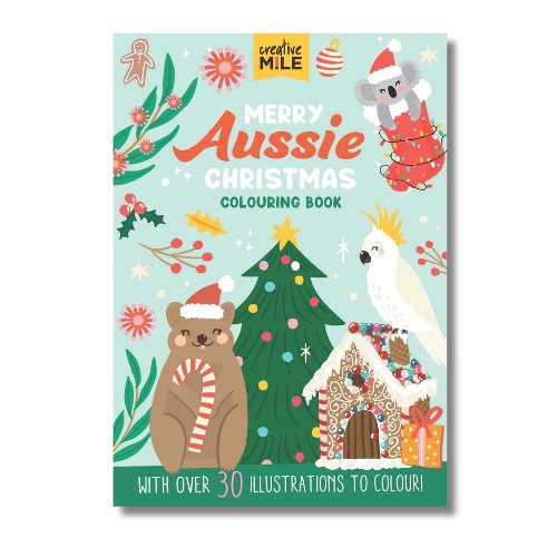 Паперова книга «Merry Aussie Christmas Colouring Book», автор Крісті Вільямс - фото №1