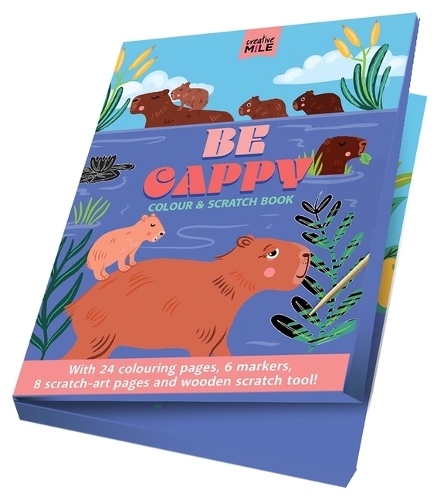 Паперова книга «Be Cappy Colour and Scratch Book», автор Creative Mile - фото №1