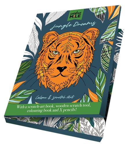 Бумажная книга «Jungle Dreams Colour and Scratch Book», автор Creative Mile - фото №1
