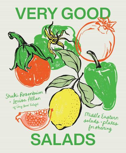 Паперова книга «Very Good Salads: Middle Eastern salads and plates for sharing», авторів Луїза Аллан, Шукі Розенбойм - фото №1