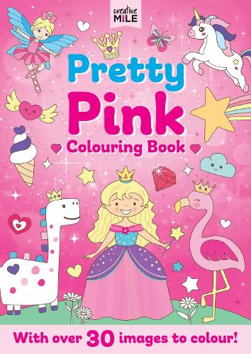 Бумажная книга «Pretty Pink Colouring Book», автор Creative Mile - фото №1