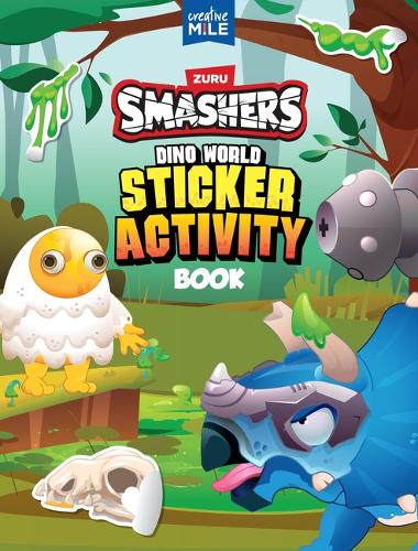 Бумажная книга «Smashers Dino World Sticker Activity Book», автор Creative Mile - фото №1