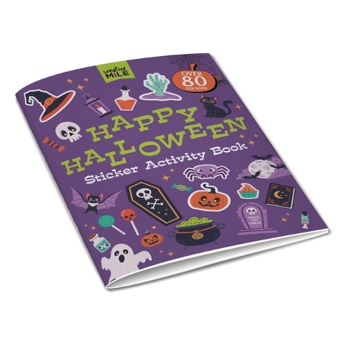 Паперова книга «Happy Halloween Sticker Activity Book», автор Creative Mile - фото №1