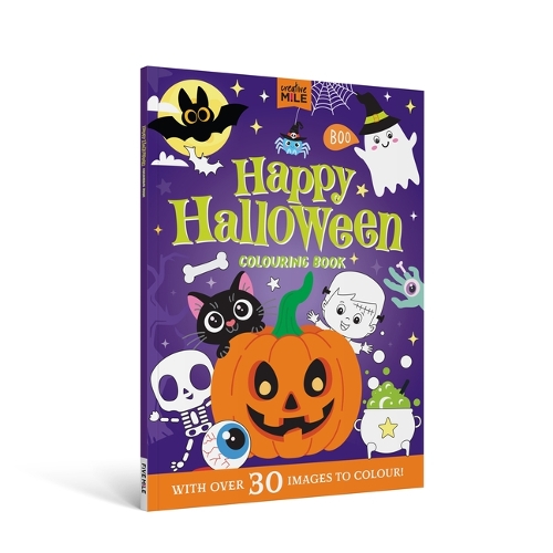 Бумажная книга «Happy Halloween Colouring Book», автор Creative Mile - фото №1