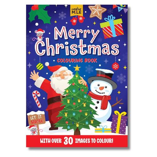 Бумажная книга «Merry Christmas Colouring Book», автор Creative Mile - фото №1