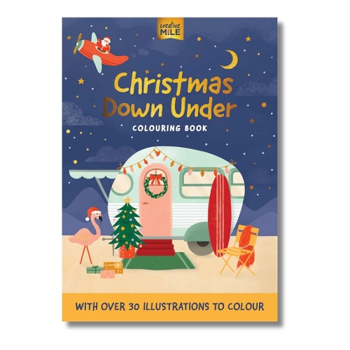 Паперова книга «Christmas Down Under Colouring Book», автор Creative Mile - фото №1