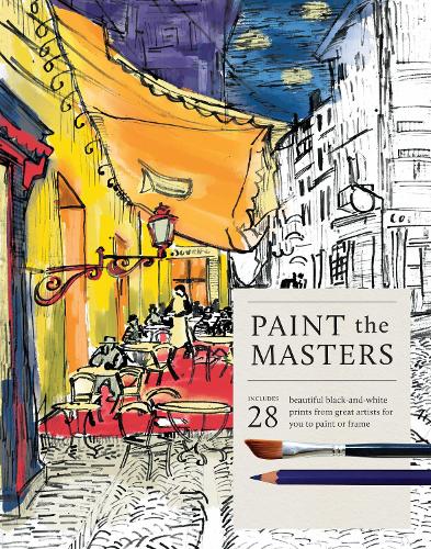 Паперова книга «Paint the Masters: 28 beautiful black-and-white posters from great artists for you to paint or frame», автор Smith Street Books - фото №1