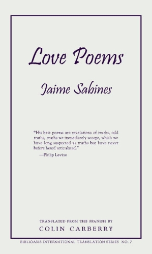 Бумажная книга «Love Poems», автор Хайме Сабинес - фото №1