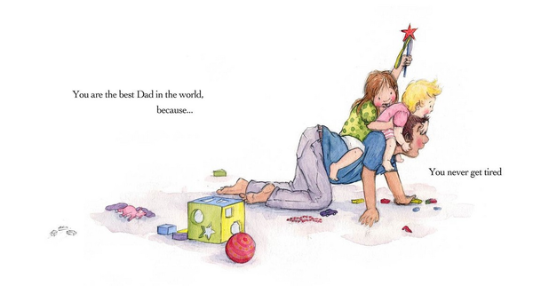 Паперова книга «Best Dad in the World» - фото №1
