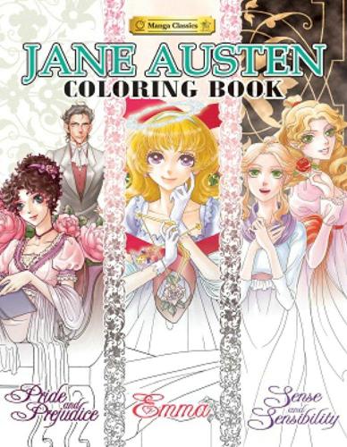 Бумажная книга «Jane Austen Coloring Book: Manga Classics», автор Джейн Остин - фото №1