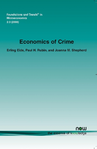 Паперова книга «Economics of Crime», авторів Ерлінг Ейде, Джоанна М. Шепард, Пол Х. Рубін - фото №1