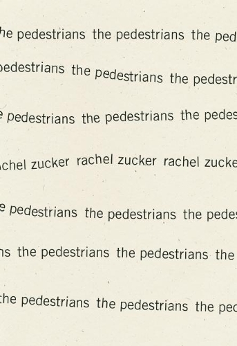 Бумажная книга «The Pedestrians», автор Рэйчел Цукер - фото №1