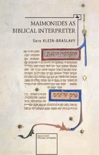 Бумажная книга «Maimonides as Biblical Interpreter», автор Сара Клейн-Браслави - фото №1