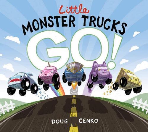 Бумажная книга «Little Monster Trucks GO!», автор Даг Ценко - фото №1