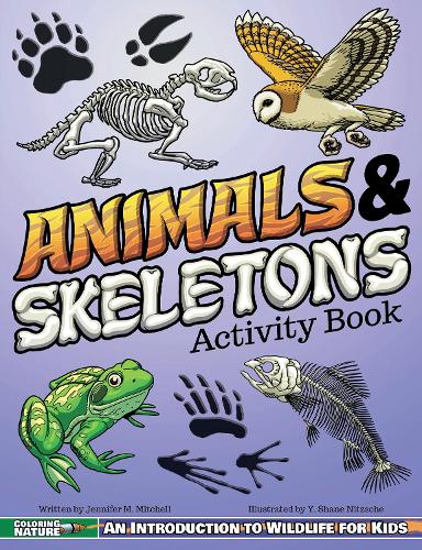 [object Object] «Animals & Skeletons Activity Book: An Introduction to Wildlife for Kids», автор Дженнифер М. Митчелл - фото №1
