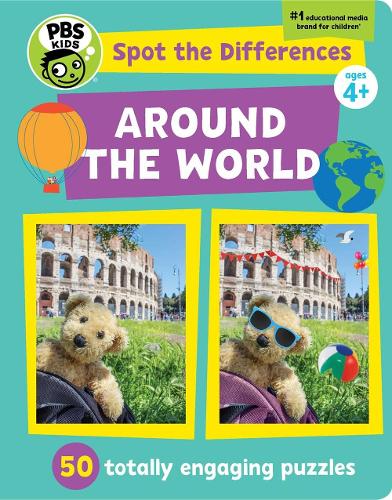 Паперова книга «Spot The Differences: Around The World: 50 Totally Engaging Puzzles», автор PBS Kids - фото №1