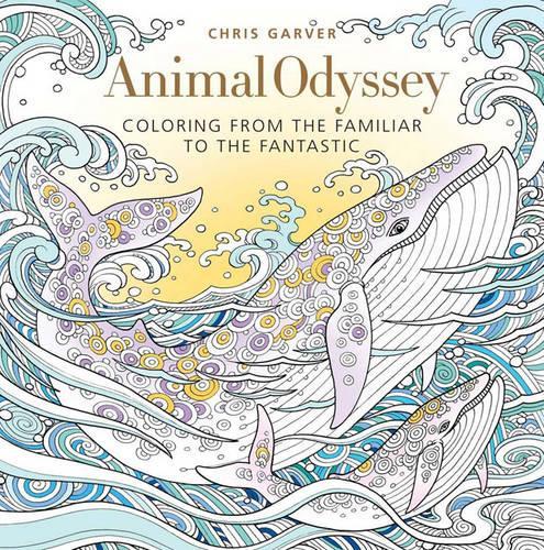 Бумажная книга «Animal Odyssey: Coloring from the Familiar to the Fantastic», автор Крис Гарвер - фото №1