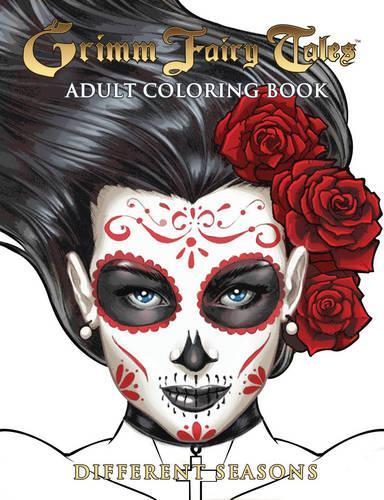 Бумажная книга «Grimm Fairy Tales Adult Coloring Book Different Seasons», авторов Джо Бруша, Ральф Тедеско - фото №1