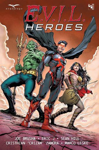 Бумажная книга «E.V.I.L. Heroes», автор Джо Бруша - фото №1