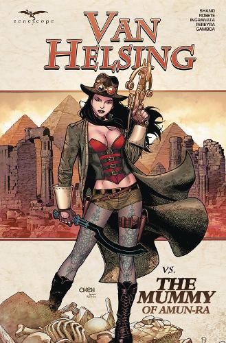 Паперова книга «Van Helsing vs The Mummy of Amun - Ra», автор Патрік Шенд - фото №1