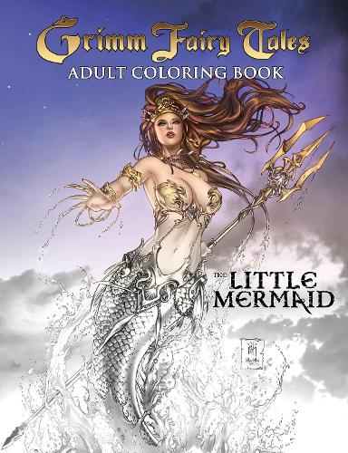 Бумажная книга «Grimm Fairy Tales Adult Coloring Book: The Little Mermaid», автор Мередит Финч - фото №1