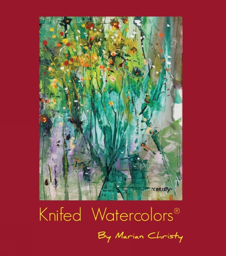 Бумажная книга «Knifed Watercolors®», автор Мариан Кристи - фото №1
