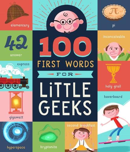 Паперова книга «100 First Words for Little Geeks», автор Брук Джорден - фото №1