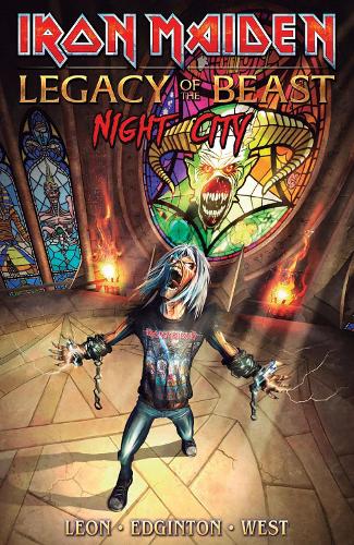 Бумажная книга «Iron Maiden Legacy Of The Beast Volume 2: Night City», авторов Ян Эджинтон, Ллекси Леон - фото №1