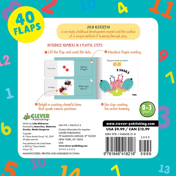 Паперова книга «Learn Numbers», автор Юлія Алєксєєва - фото №1