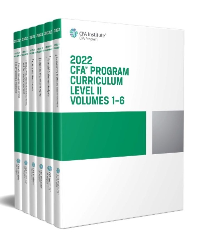 Паперова книга «2022 CFA Program Curriculum Level II Box Set», автор CFA Institute - фото №1