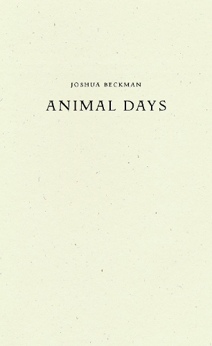 Бумажная книга «Animal Days», автор Джошуа Бекман - фото №1
