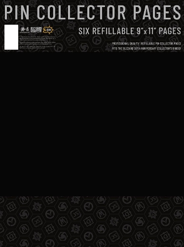 Бумажная книга «The Blizzard 30th Anniversary Pin Portfolio Refill Pack», автор Blizzard Entertainment - фото №1