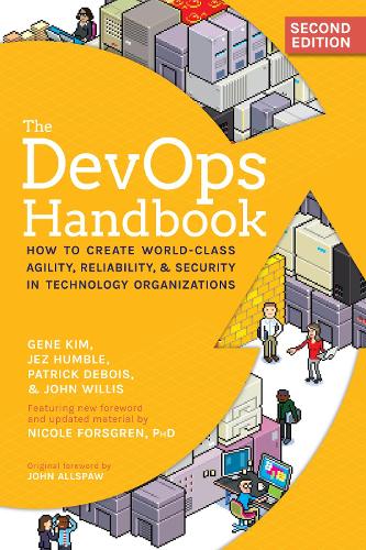 Паперова книга «The DevOps Handbook: How to Create World-Class Agility, Reliability, & Security in Technology Organizations», авторів Джин Кім, Джез Хамбл, Джон Вілліс, Ніколь Форсгрен, Патрік Дебуа - фото №1