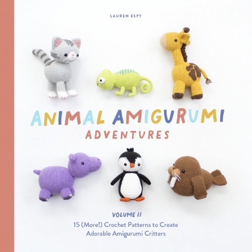 Бумажная книга «Animal Amigurumi Adventures Vol. 2: 15 (More!) Crochet Patterns to Create Adorable Amigurumi Critters», автор Лорен Эспи - фото №1