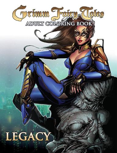 Бумажная книга «Grimm Fairy Tales Adult Coloring Book: Legacy», авторов Джо Бруша, Ральф Тедеско - фото №1
