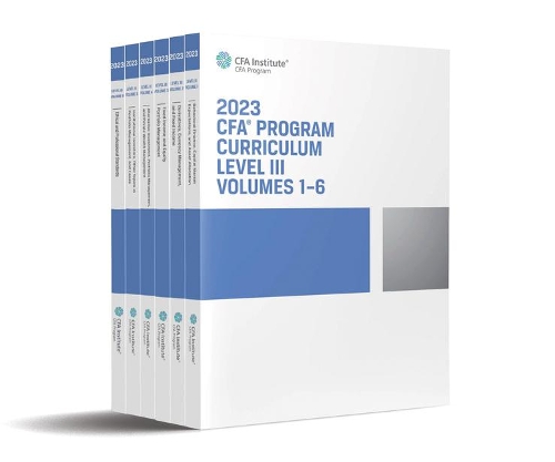 Паперова книга «2023 CFA Program Curriculum Level III Box Set», автор CFA Institute - фото №1