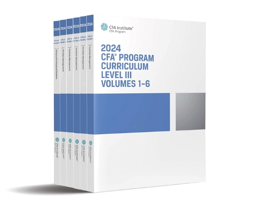 Паперова книга «2024 CFA Program Curriculum Level III Box Set», автор CFA Institute - фото №1