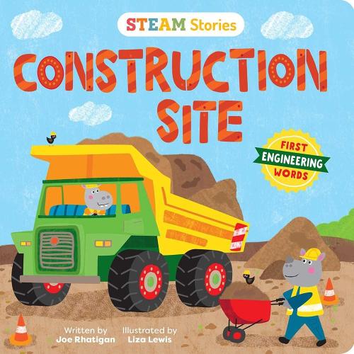 Бумажная книга «Steam Stories Construction Site: First Engineering Words», автор Джо Ратиган - фото №1
