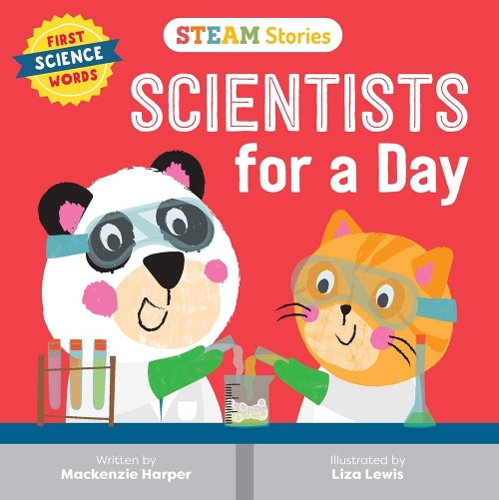 Паперова книга «Steam Stories Scientists for a Day: First Science Words», автор Маккензі Харпер - фото №1