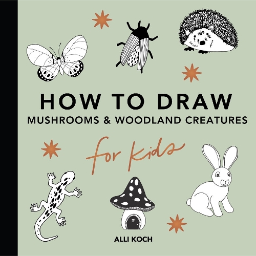 Бумажная книга «How to Draw for Kids: Mushrooms & Woodland Creatures» - фото №1
