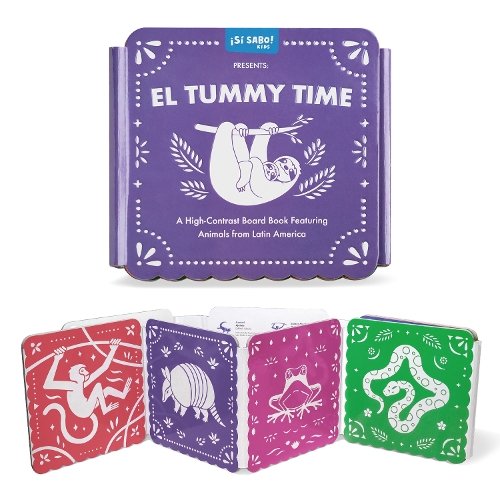Бумажная книга «El Tummy Time: A High-Contrast Board Book Featuring Animals from Latin America», автор Майк Альфаро - фото №1