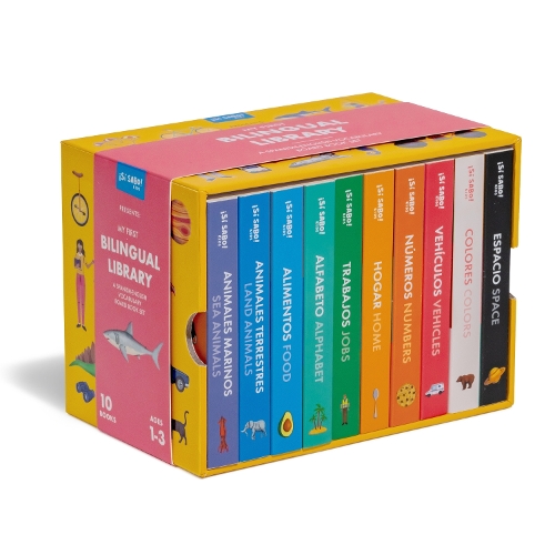 Бумажная книга «My First Bilingual Library: A Spanish-English Vocabulary Board Book Set of Colors, Numbers, Animals, ABCs, and More», автор Майк Альфаро - фото №1