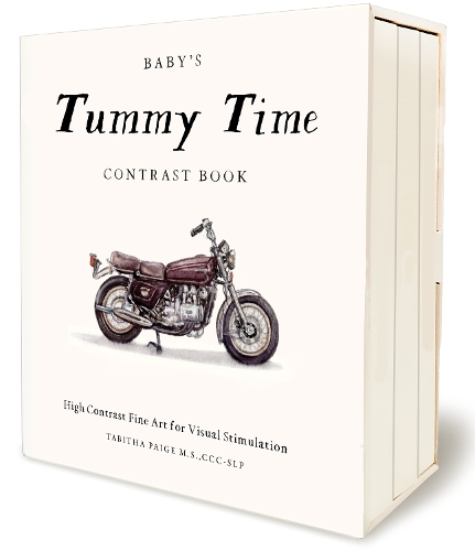 Бумажная книга «Baby's Tummy Time Book Box Set: A 3-Book Box Set of High-Contrast Art for Visual Stimulation at Tummy Time», автор Табита Пейдж - фото №1