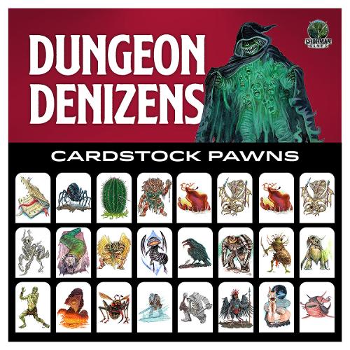 Паперова книга «Dungeon Denizens Cardstock Pawns», автор Goodman Games - фото №1