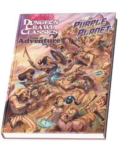 Бумажная книга «DCC RPG Tome of Adventure Volume 4: The Purple Planet», автор Харли Стро - фото №1