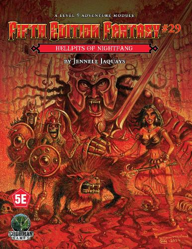 Паперова книга «Fifth Edition Fantasy #28: Hellpits of Nightfang (5E)», автор Дженнелл Жакес - фото №1
