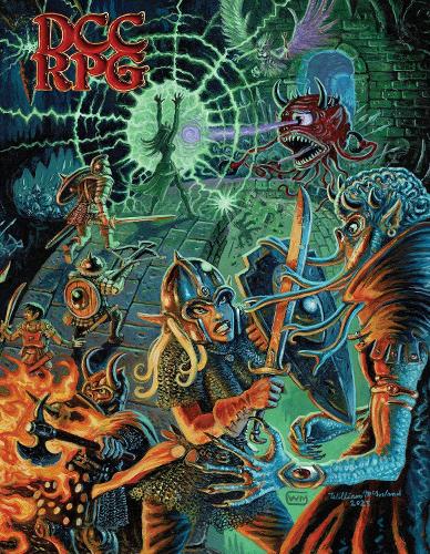 Paper book «Dungeon Crawl Classics Core Rulebook - William McAusland Cover», author Joseph Goodman - фото №1