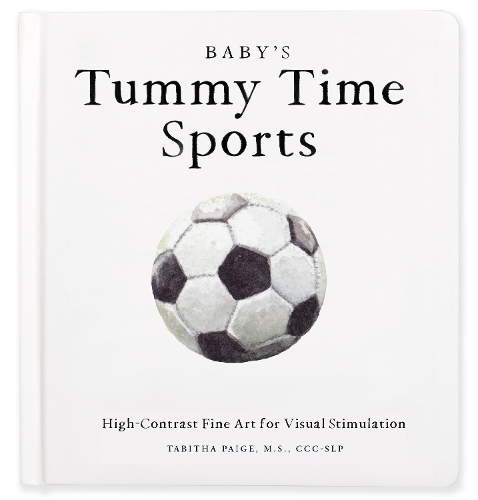 Бумажная книга «Baby's Tummy Time Sports: High-Contrast Fine Art for Visual Stimulation», автор Табита Пейдж - фото №1