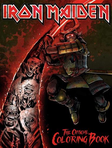 Паперова книга «Iron Maiden: The Official Coloring Book», автор Девід Калькано - фото №1