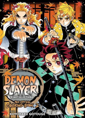Бумажная книга «Demon Slayer: Kimetsu no Yaiba: The Official Coloring Book 2», автор Коёхару Готогэ - фото №1